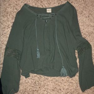 Paper Crane cute cropped shirt!